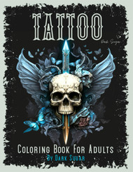Tattoo Coloring Book for Adults