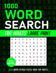 1000 Word Search puzzle books for Adults