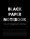 Black Paper Notebook