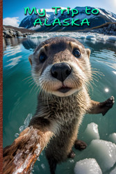 My Trip to Alaska Travel Journal with Adorable Otter Selfie Cover