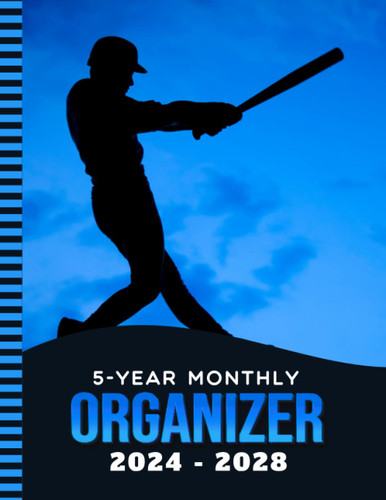 5-Year Monthly Organizer 2024-2028