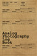 Analog Photography Log Book Analog Photography Log Book