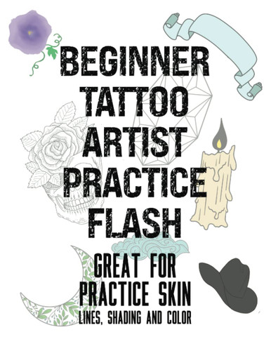 Beginner Tattoo Artist Practice Flash Great for Practice Skin Lines