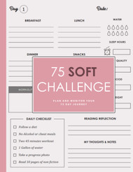 75 Soft Challenge Journal & Planner for Women