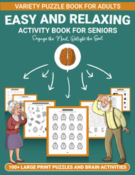 Easy and Relaxing Large Print Activity Book for Seniors