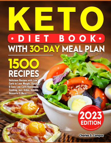 Keto Diet Book with 30-Day Meal Plan