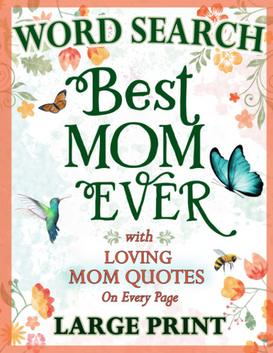 A Word Search Gift for the Best Mom Ever