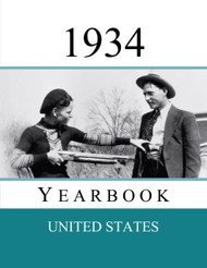 1934 US Yearbook: Original book full of facts and figures from 1934 -