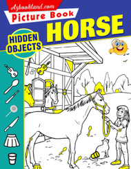 Horse Hidden Objects Picture Book