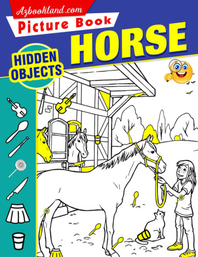 Horse Hidden Objects Picture Book