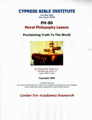 Moral Philosophy Lesson
