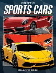 Exotic Sports Cars Coloring Book