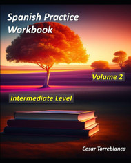 Spanish Practice Workbook - Volume 2 - Intermediate Level