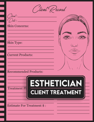 Esthetician Client Treatment Organizer