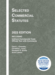 Selected Commercial Statutes 2023 Edition (Selected Statutes)