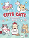 Cats Coloring Book: Fun and easy coloring pages with cute kawaii cats