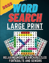 2023 Large Print Word Search book for Adults and Seniors