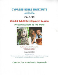 Child & Adult Development Lesson