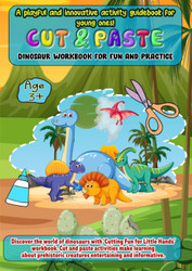 Cut and Paste Dinosaurs Activity Book