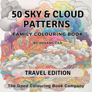 50 Sky & Cloud Patterns Colouring Book