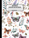 Butterfly Watercolor Composition Notebook