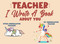 Kindergarten Teacher I Wrote A Book About You