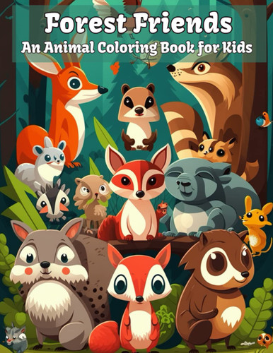 Forest Friends An Animal Coloring Book for Kids