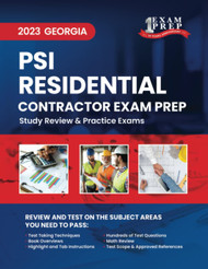 2023 Georgia PSI Residential Basic Contractor Exam Prep: 2023 Study