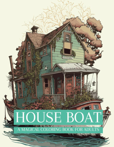 House Boat: A Magical Coloring Book for Adults