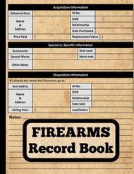 Firearms Record Book