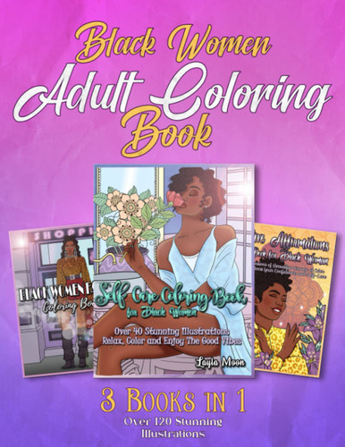 Black Women Adult Coloring Book