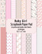 Baby Girl scrapbook paper pad