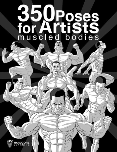 350 Poses for Artists Muscled Bodies