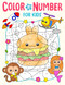 Color By Number for Kids Ages 4-8: Cute Coloring Book with Animals
