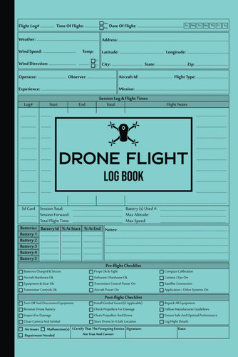 Drone Flight Log Book