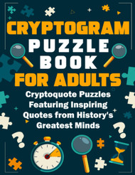 Cryptograms puzzle books for adults