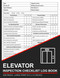 Elevator Inspection Checklist: Elevator Inspection Report Book
