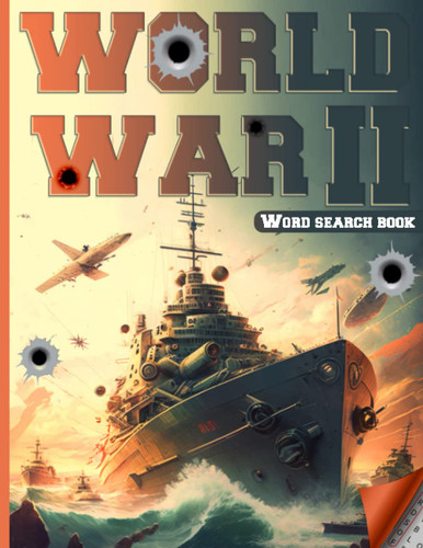 World War Two Themed Word Search Puzzle Book for Adults Teens and