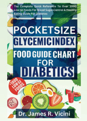 Pocket Size Glycemic Index Food Guide Chart for Diabetics