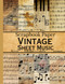 Vintage Sheet Music Scrapbook Paper