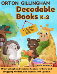 Decodable Books Kindergarten First and Second Grade: Orton Gillingham