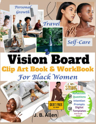 Vision Board Clip Art Book & Workbook for Black Women