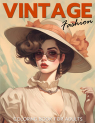 Vintage Fashion Coloring Book For Adults