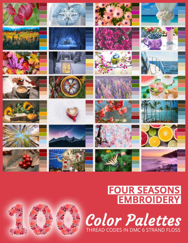 Four Seasons Embroidery Color Palettes