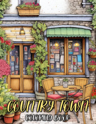 Country Town Coloring Book