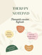 therapy session notepad: therapist's session logbook