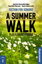 A Summer Walk: Large Print easy to read story for Seniors with