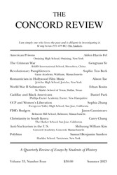 The Concord Review: V33 No. 4 Summer
