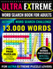 Ultra Extreme Word Search Book for Adults