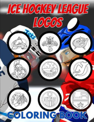 Ice Hockey League Logos Coloring Book